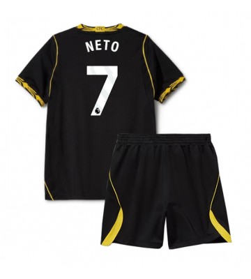 Chelsea Pedro Neto #7 Bortaställ Barn 2026-27 Kortärmad (+ Korta byxor)